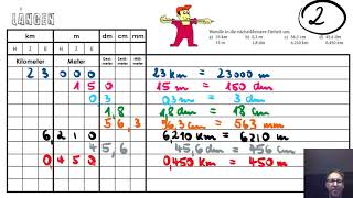 354 Rechnen mit Größen  Längen 2 [upl. by Pelpel]