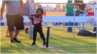 DEIONS FIRST TBALL GAME Twins vs Yankees [upl. by Yrkcaz]