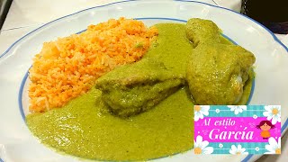 👩‍🍳Cómo Preparar MOLE VERDE con POLLO🐔  AlEstiloGarcia [upl. by Swisher653]