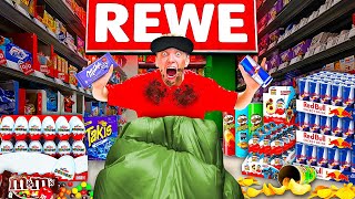 1 NACHT EINGESPERRT bei REWE 😱🍭 eskaliert [upl. by Egap900]