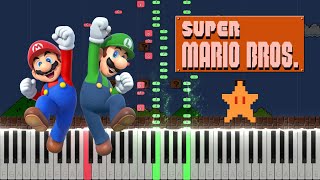 Super Mario Bros  Starman Theme Piano Tutorial by Javin Tham [upl. by Mcwherter54]