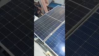 solar panel washing reels solar solarpanels solarenergy khansir viralshort [upl. by Tehc]