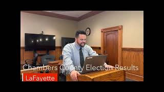 Chambers County Election results [upl. by Harv]