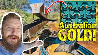 Mining Placer Gold in Australia With a HighBanker [upl. by Arraik842]