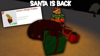 SANTA IS BACK IN BLOXBURG AND HOW TO GET THE TROPHY 12TH HIDDEN ELF [upl. by Innoj]