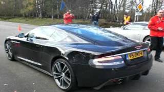 Aston Martin DBS w Quicksilver exhaust  Awesome sound [upl. by Ellynad263]