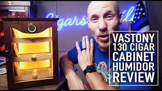 Vastony 130 Cigar Cabinet Humidor Review [upl. by Sudnak]