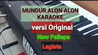 quotMUNDUR ALON ALONquot karaoke Full Lirik cover keyboard korg pa600 verssi new pallapaLagista [upl. by Nirrad]