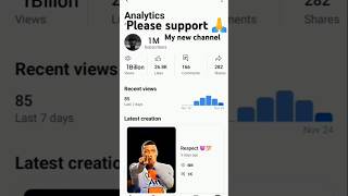 Please support my new channel 🙏🙏 trending shorts goviral viralshorts newchannel [upl. by Ifill]