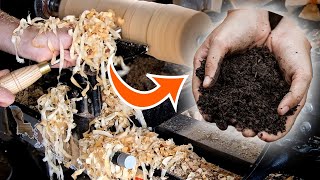 Building a Compost Bin to Transform Wood Shavings into Soil [upl. by Nnairahs]