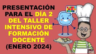 Soy Docente PRESENTACIÓN PARA EL DÍA 2 DEL TALLER INTENSIVO DE FORMACIÓN DOCENTE ENERO 2024 [upl. by Brina]