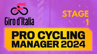 Pro Cycling Manager 2024  Giro dItalia  Stage 1  PCM24 Lets Play [upl. by Shapiro]