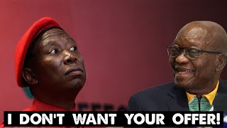 Malema Rejects Zumas Offer  Leaving EFF Members Shocked [upl. by Elleinaj821]