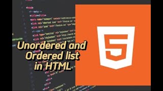 Mastering Html Lists Organizing Your Content With Ordered And Unordered Lists lesson 5 html Somali [upl. by Chelsy]