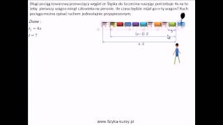 Kinematyka 1  ruch jednostajnie przyspieszony  poziom studencki wwwfizykakursypl [upl. by Enneyehc]