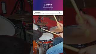 SYNCOPATED OPEN HIHAT  drums drumming drumlessons drummer groove drumtutorial drumset funk [upl. by Eciened]