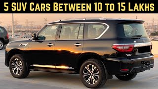 Top 5 SUV Cars Between 10 to 15 Lakhs Rs in India 2022  Best SUV Under 15 Lakhs with Sunroof [upl. by Feenah128]