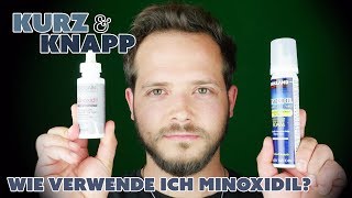 Wie verwende ich Minoxidil [upl. by Kilmarx]