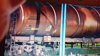 MURCO TANKS STILL USE TRAINLOAD PETROLIUM LIVERY CRAZY 2 MINS AT NUNEATON  June 9th 2018 [upl. by Lessur]