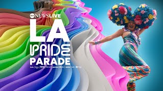 LIVE  Los Angeles LGBTQ Pride Parade 2024 Californians mark Pride month with annual celebration [upl. by Priscilla]