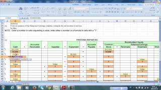 P1 1A Analyze transactions and compute net income 2 [upl. by Ram]