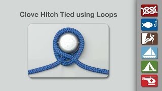 Clove Hitch Loop Method  How to Tie a Clove Hitch Loop Method [upl. by Micah]