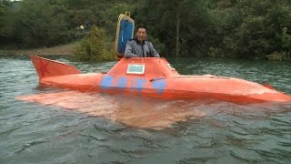 Chinese farmer finds new life in an orange submarine [upl. by Leind]