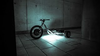 DIY 2kW eletric drift trike testing [upl. by Hassin]