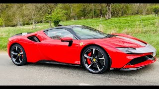 Ferrari SF90 review Is this 1000hp Ferrari PHEV the future for all sportscars [upl. by Lory]