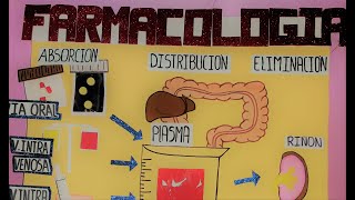 MAQUETA DE FARMACOLOGÍAFarmacocinética [upl. by Sanalda]