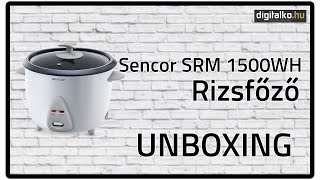 Sencor SRM 1500WH Rizsfőző UNBOXING  digitalkohu [upl. by Seftton]