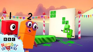 CHIFFRES à PEINDRE et à COLORIER 🎨  Apprendre à Compter  ​Numberblocks en français [upl. by Anoerb]