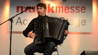 Pasquale Coviello play Beltuna at Musikmesse 2015 part 2 [upl. by Nadnal]