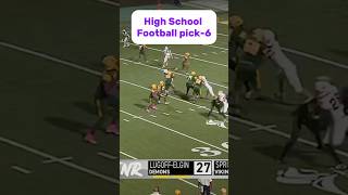 High School Football Tyquawn Murphy interception Pick 6 for LugoffElgin High School football [upl. by Otreblig821]