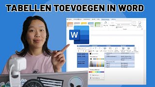 Tabellen invoegen in Word  𝐇𝐨𝐞 𝐝𝐨𝐞 𝐣𝐞 𝐝𝐚𝐭 [upl. by Coucher]