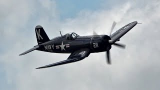 The F4U Corsair from quotDevotionquot  Red Deer Airshow 2023 [upl. by Virg]