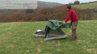 Mountain Hardwear Sprite 1  Tent Pitching Video [upl. by Marlea389]