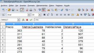 ML19 Ejemplo de estimación por mínimos cuadrados con hoja de cálculo [upl. by Cook]