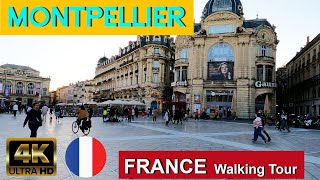 🇨🇵 Montpellier France Walking Tour 4K 60fps UHD [upl. by Karney81]