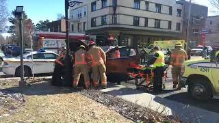 Accident Centreville de Drummondville  Vingt55 [upl. by Anitsyrc351]