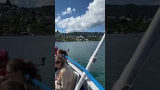 travel suiza zurich travelers wanderlust traveldestinations ferry paisajes [upl. by Notlem]