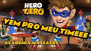 Vem jogar COMIGO na academia MASSACRE👊HERO ZERO [upl. by Lirva]