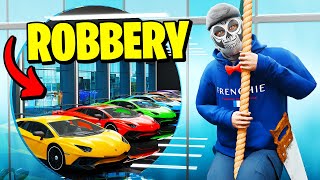 Robbing The BIGGEST Dealership In GTA 5 RP [upl. by Jezabel]