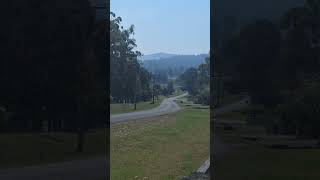 WATER BOMBING HELICOPTER KOORALBYN QLD BUSHFIRE [upl. by Sivet]