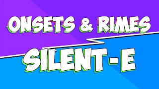 Onsets and Rimes  Set 5  Silent E  Jack Hartmann [upl. by Chan]