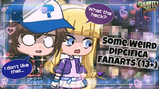 Dipper And Pacifica Checks The FanArts  Gacha  Gravity Falls  Dipper X Pacifica [upl. by Gylys]