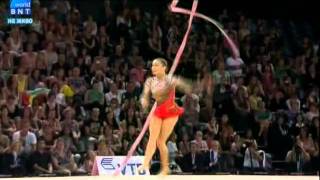 Silviya Miteva BRONZE MEDAL Ribbon  2011 World Championship Montpellier [upl. by Irrol]