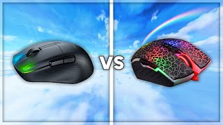 Roccat Kone Pro vs Bloody A70 Mouse Comparison [upl. by Tlevesoor331]