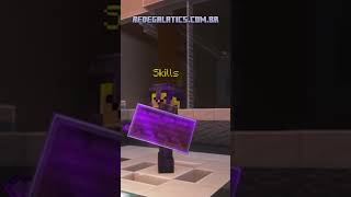 SERVIDOR DE SURVIVAL com SKILLS e PASSE DE BATALHA minecraft shorts [upl. by Ryhpez]