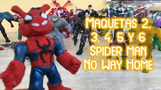 Spider Man No Way Home Maquetas 2 3 4 5 y 6 Bootleg Mexicano [upl. by Hgielrahc738]